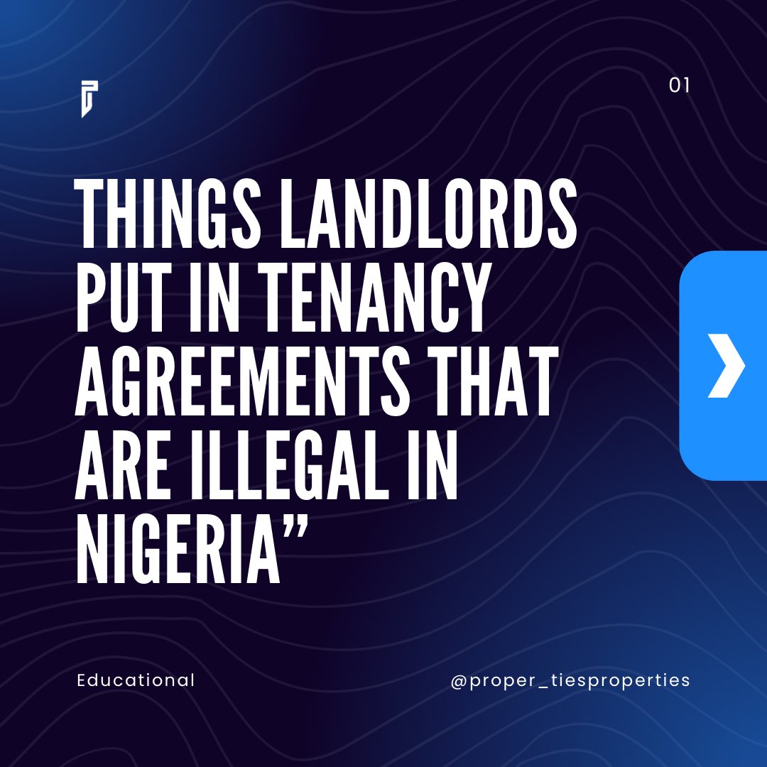 proPerrTies's tweet photo. Your landlord is not above the law. Know your rights before you sign anything. 🚨 Follow Proper Ties Properties for more Lagos real estate tips.
#LagosRealEstate #TenantRights #NigerianRealEstate #LagosApartment #ProperTiesProperties https://t.co/64G623BFll