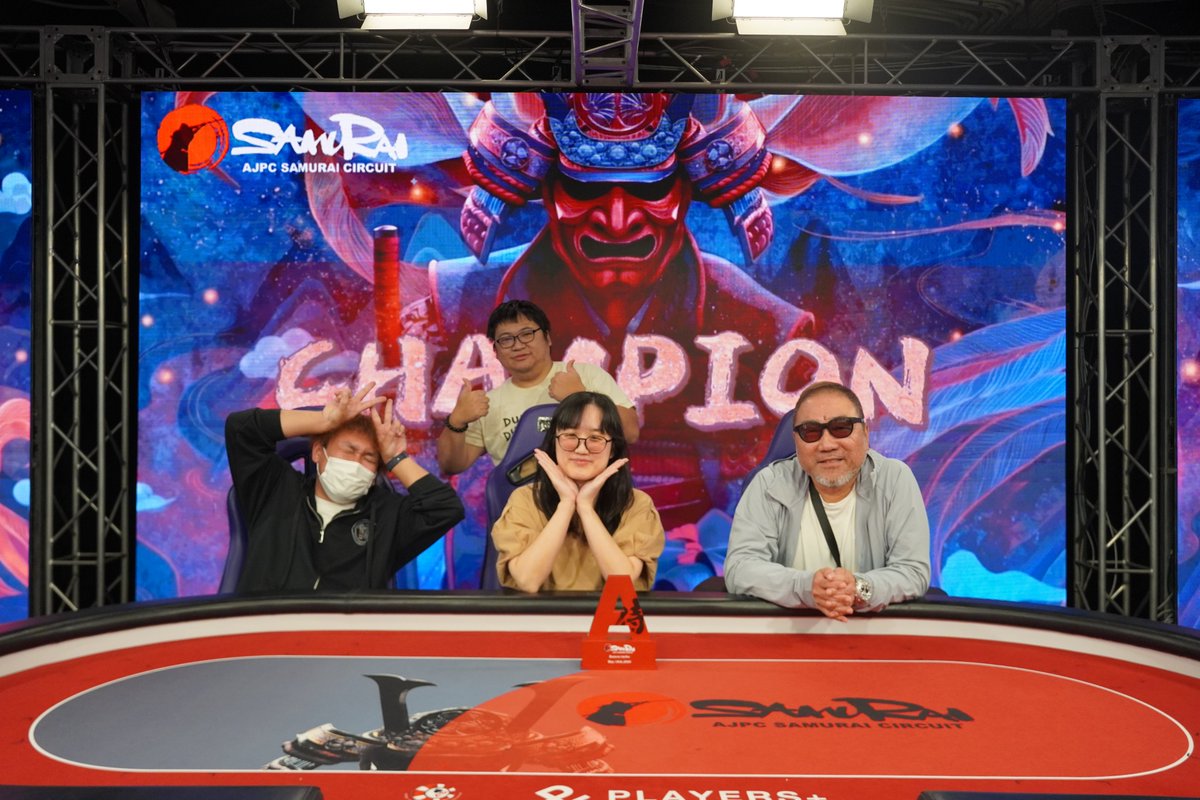 ajpc_ac's tweet photo. ■AJPC SAMURAI CIRCUIT TAIWAN                                                                    
Ramen turbo KO Bounty:$ 500                                                         
Final Table‼️                            

▼会場の様子を随時UP中 ▼
https://t.co/M0hkgAtuRr https://t.co/P6hqnrnwHn