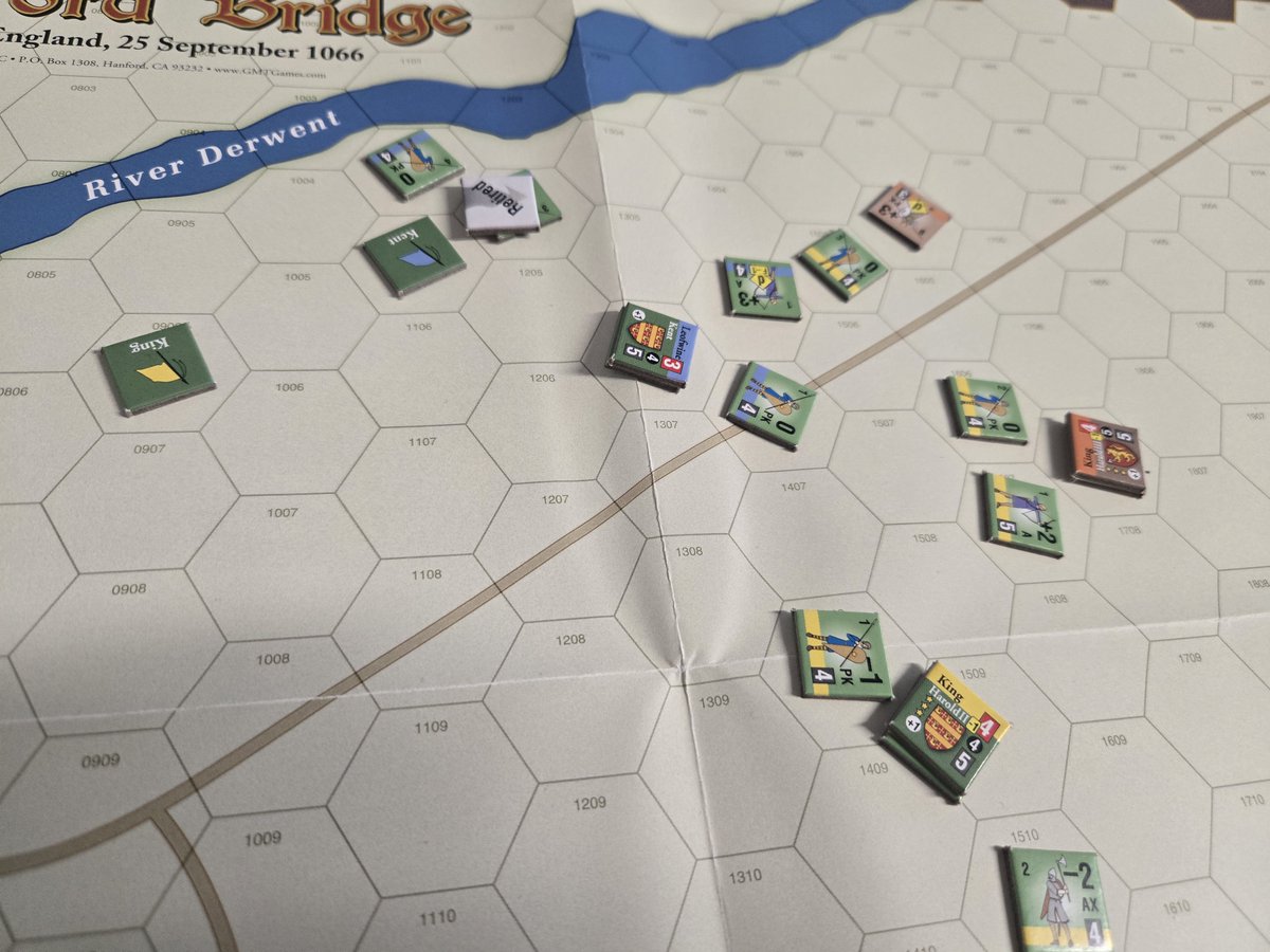 swordsandchit's tweet photo. Another session report for the excellent Norman Conquests: Men of Iron V by @gmtgames - this time a battle I've played before in a different system and enjoyed. Plus, this one didn't end in a complete one-sided affair!
https://t.co/9JvFHqWkpu
#wargame #sessionreport #medieval https://t.co/ChjdCvRFkq