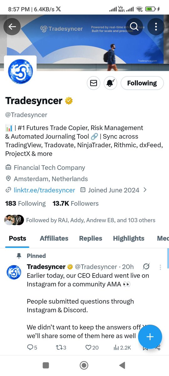 PropTraderTB tweet media