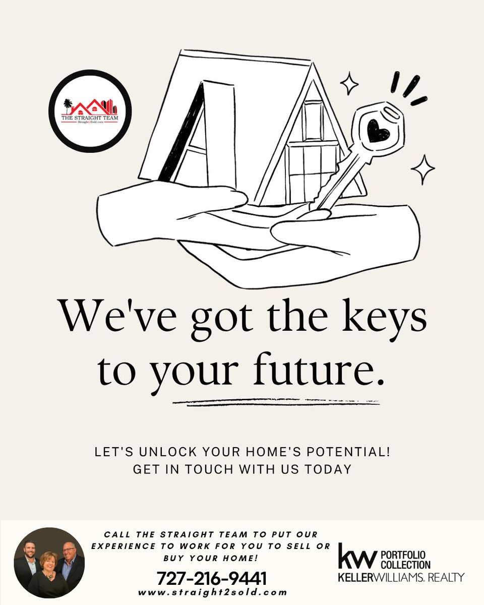Straight2Sold's tweet photo. There is nothing quite like the feeling of holding the keys to your new front door for the very first time. From planning your initial search to the moment you unlock your future, our team is proud to guide Florida families home.

Your next chapter is waiting to be unlocked. https://t.co/Csq5Zoe6Cs