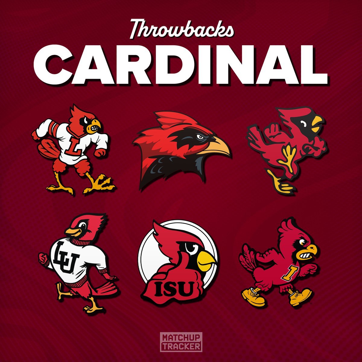 MatchupTracker's tweet photo. Cardinal Throwbacks 🕰️ https://t.co/SHnTkquEd1
