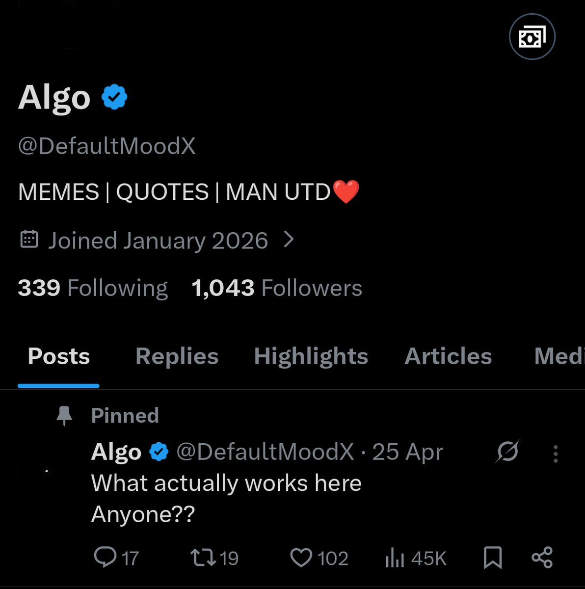 Algo tweet media