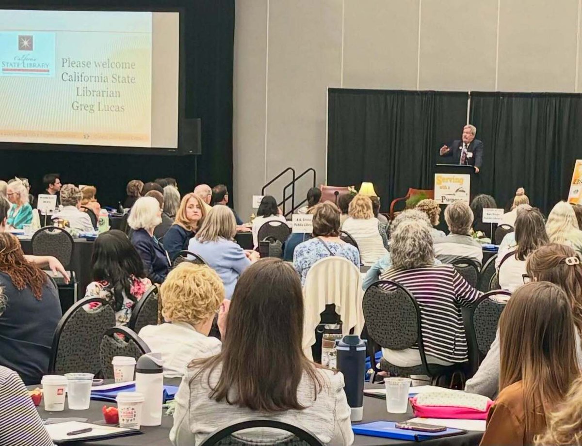 GregLucas20's tweet photo. My great pleasure to again attend the Serving with a purpose conference in ontario that brings together library staff, Friends of the Library groups as well as trustees and foundation members. Big C Collaboration and Community! looking forward to next ye… https://t.co/jziGRNe5LU https://t.co/CcksLfxkNC