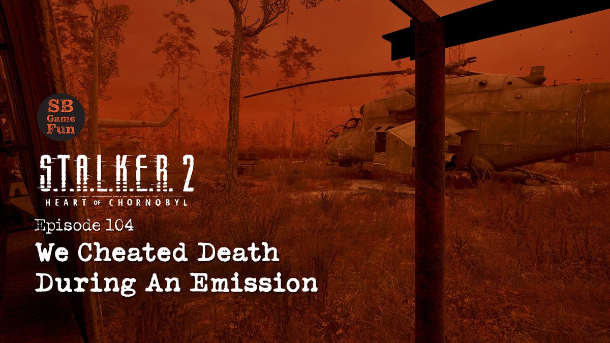 SBGameFun1's tweet photo. Welcome back to Stalker 2 Mondays! Today, we go after some stashes but get caught in an emission, we managed to cheat death. Enjoy! https://t.co/BLG2owug2S #SBGameFun #Stalker2 #PlayGames #HaveFun https://t.co/wjUoqTqABA