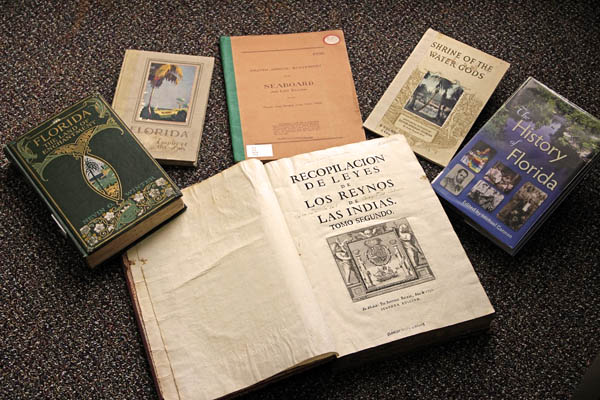 StateLibraryFL's tweet photo. #DYK that one of the State Library’s missions is to preserve and collect the published history of Florida? One of the ways we do this is by accepting donations, curation &amp; purchase of unique materials, and digitization of materials, etc. https://t.co/xsEpJsFpYG