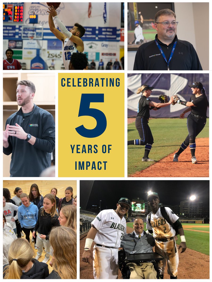 SeasonBuilder's tweet photo. Five years ago, Season Builder started with a simple belief: Athletes need more than performance training.
They need mentorship, personal growth, purpose, and support for the person behind the jersey.

Today, as we celebrate 5 years of impact!
- 2,611 athletes impacted through our team programs
- 66 teams served through culture development and leadership training
- Our first large leadership event launched through the Culture Clinic

We still believe the same thing we believed on day one: Sports are one of the greatest tools in the world for personal development when used intentionally.
And we’re just getting started.

Thank you to every coach, athlete, donor, supporter, mentor, speaker, volunteer, and friend who has helped build this mission over the last 5 years. Your investment is changing lives far beyond the game.

Here’s to the next season.