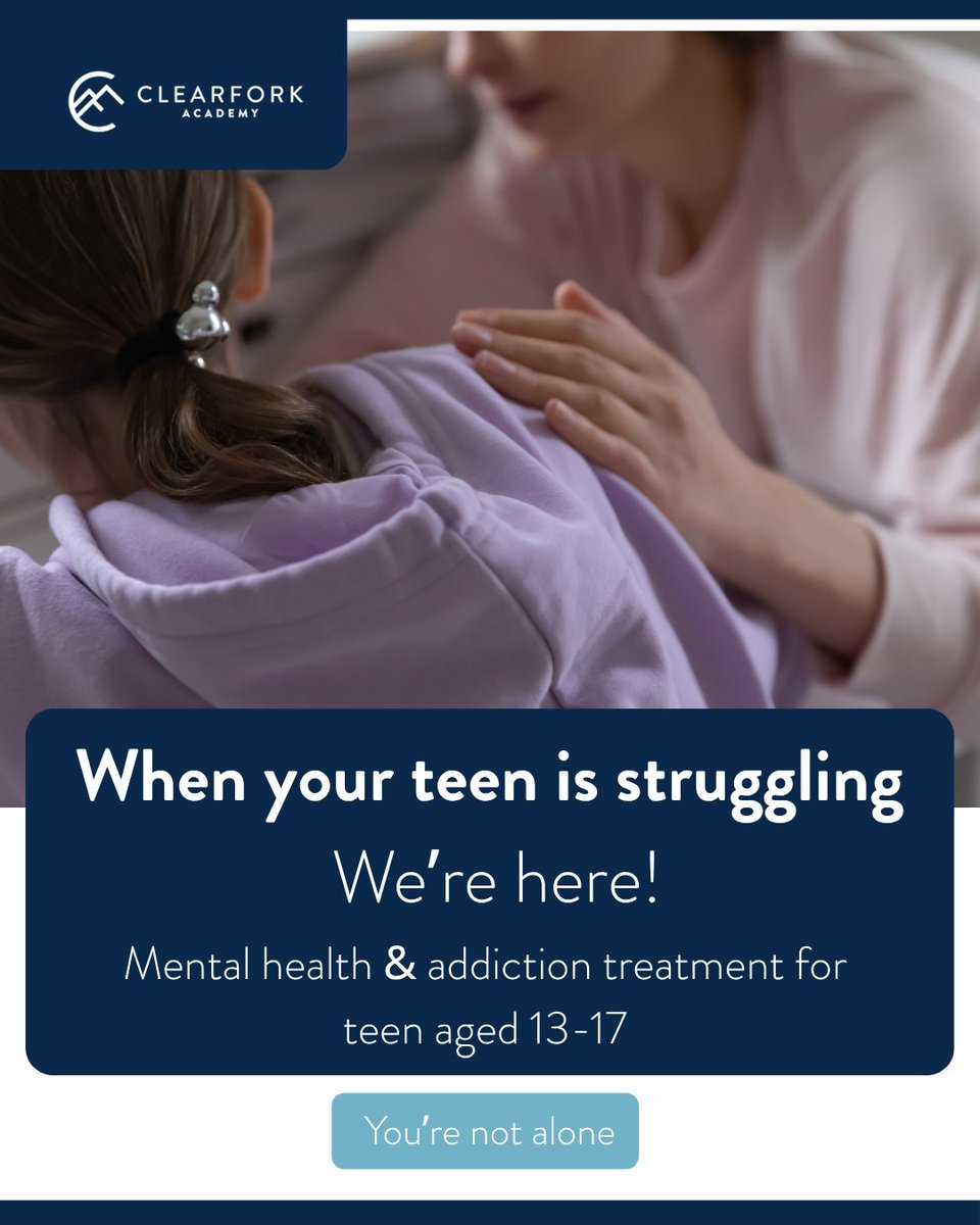 Clearfork616's tweet photo. We provide comprehensive care for teens facing anxiety, depression, substance use, and behavioral challenges. Through structured support, clinical therapy, and faith-based guidance, we help teens rediscover stability, purpose, and hope.
.
.
.
#TeenMentalHealth #AddictionRecovery https://t.co/EdntNnJ0hr