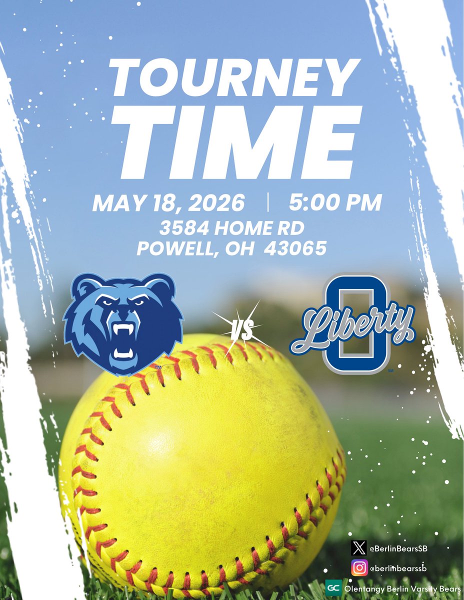 BerlinBearsSB's tweet photo. ⚠️TONIGHT⚠️

DISTRICT SEMIFINALS 🆚 LIBERTY
BE THERE &amp; BE LOUD 🗣️ https://t.co/8Jv8Qt0Jo2