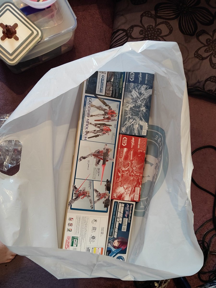 PrinnyImposable's tweet photo. Forgot to share these back in April what I picked up  at Gundam base Düsseldorf. 
#gbase https://t.co/FnLoQEulC9