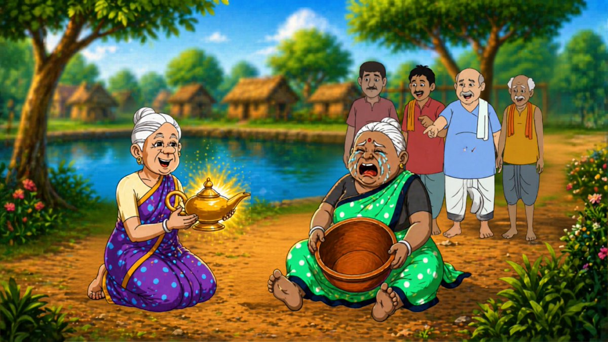 ssoftoonshindi's tweet photo. "दो बुढ़ियाँ और जादुई सोने का दीपक"  released only on "Comedy Hindi Ssoftoons" youtube channel…
#OutNow https://t.co/hfx5H67w0a