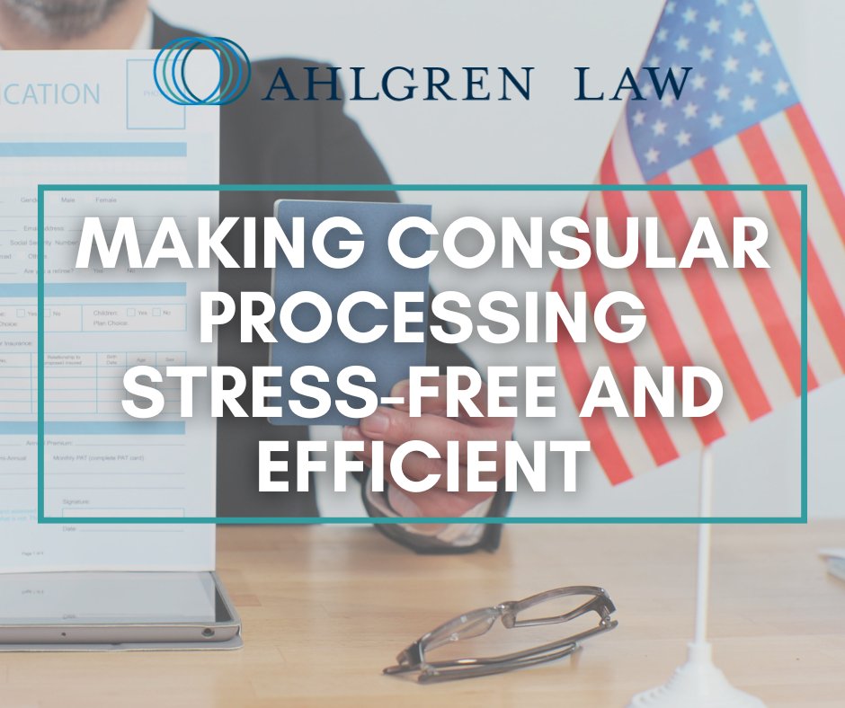 AhlgrenLaw's tweet photo. We’re here to provide the guidance you need for a successful consular processing application. Let’s work together to achieve your goals.
#ImmigrationLaw #ConsularProcessing

https://t.co/Pzcfxs9Blo https://t.co/sllos5yPiJ