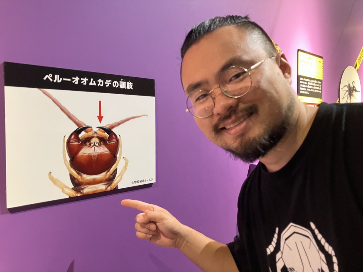 クレイジージャーニーに超危険生物展のペルーオオムカデ登場してました 