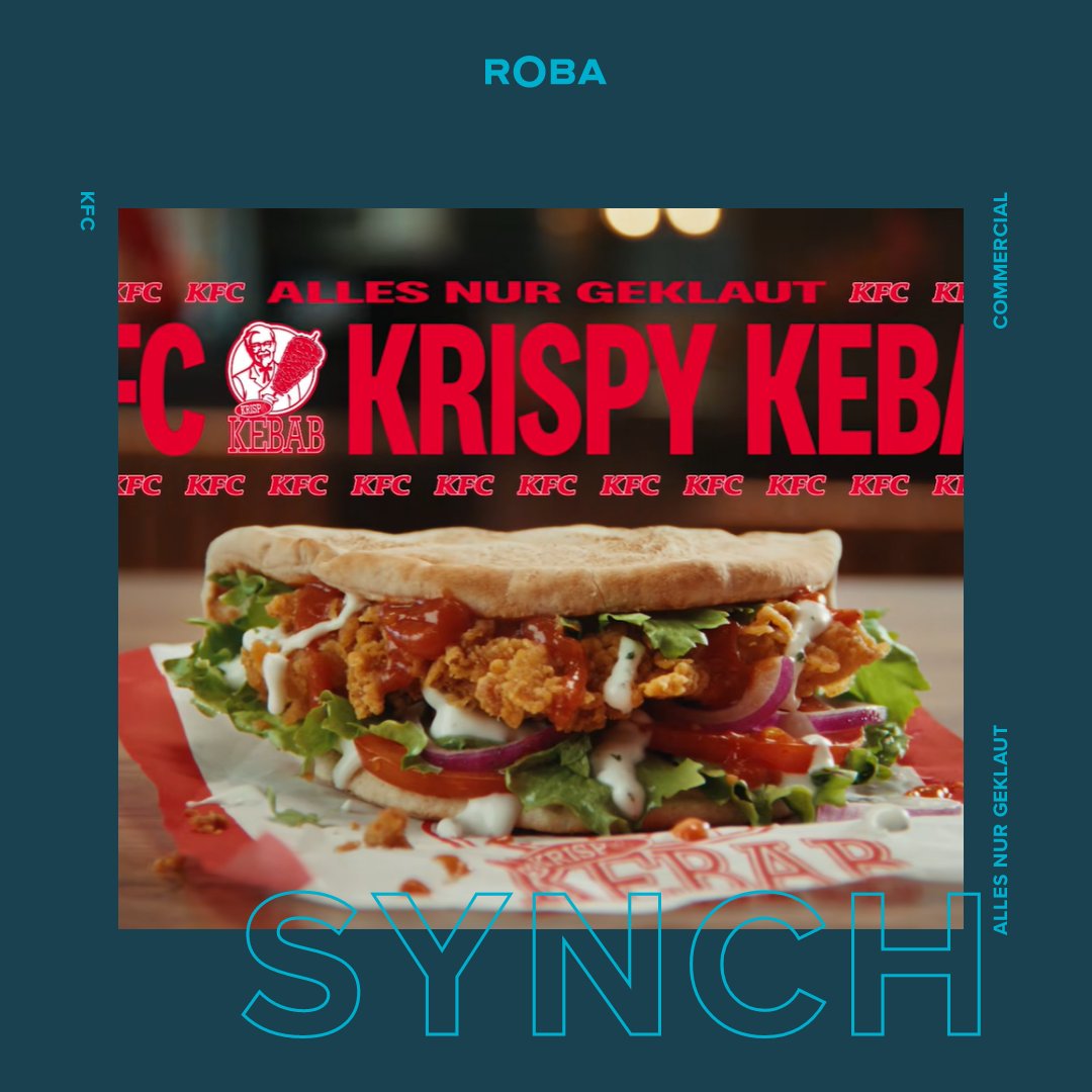 c_baierle's tweet photo. We are happy to announce “Alles nur geklaut” written by Tobias Künzel appears in the new KFC commercial “KFC Krispy Kebab”.

Big thanks to our partner Lakeworth Music Publishing and everyone involved in making this happen!

#robamusic #musicpublishing #commercial https://t.co/2DnHBvuqG1