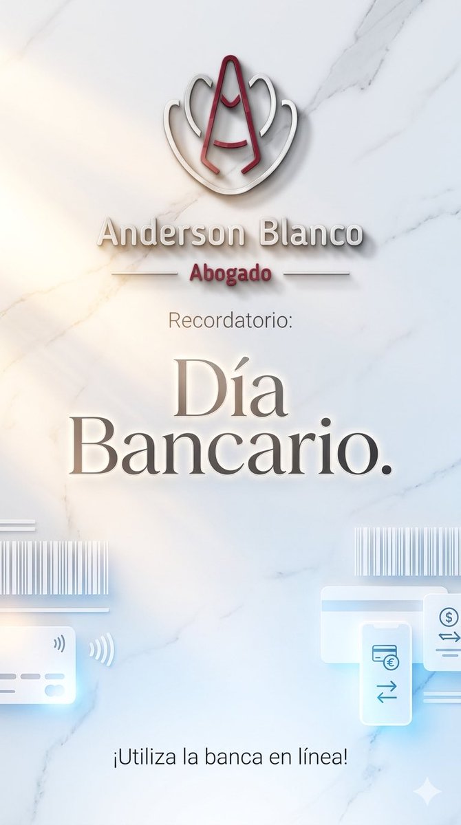 SilvaAnderson04's tweet photo. ¡Feliz inicio de semana! Paso para recordarles que hoy es feriado bancario. 🏦💻✨
#FeriadoBancario #BancaDigital #Finanzas #AtencionAlCliente #Productividad Carmen Navas Alex Saab #LaSayonaSeSecó #18May QEPD Víctor Hugo Quero Mario Silva Presidenta #sstvi https://t.co/m7Ax1jVSjg