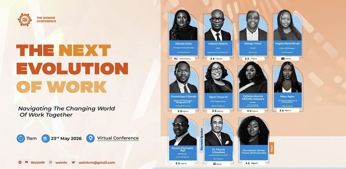 hagneso's tweet photo. As we all know, the future of work is evolving fast. If you’re an HR practitioner or aspiring to be one, don’t just watch it unfold, be part of the conversation.

This is not just a conference but one, where your mindset would be shaped. https://t.co/o9pT8Szilc