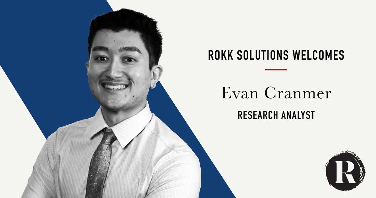 rokksolutions's tweet photo. We’ve grown our Data &amp; Insights team with the addition of our new Research Analyst, Evan Cranmer! He has experience in custom research and public opinion analysis for Fortune 500 companies, federal agencies and NGO clients. Welcome to the team Evan!
https://t.co/hIg7Sxez5K https://t.co/4eR8AStIXU