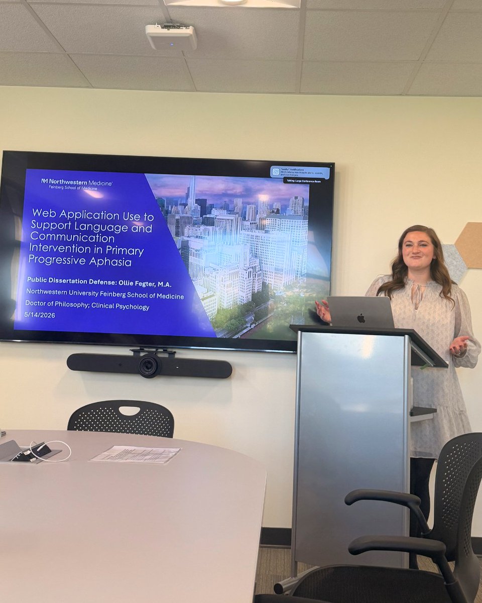 comm_bridge's tweet photo. Congratulations to Ollie Fegter on successfully presenting her PhD thesis last week, titled “Web Application Use to Support Language and Communication Intervention in Primary Progressive Aphasia.” #PPA #primaryprogressiveaphasia https://t.co/s5NjA9khoO
