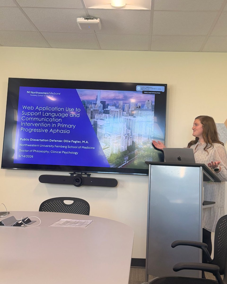 comm_bridge's tweet photo. Congratulations to Ollie Fegter on successfully presenting her PhD thesis last week, titled “Web Application Use to Support Language and Communication Intervention in Primary Progressive Aphasia.” #PPA #primaryprogressiveaphasia https://t.co/s5NjA9khoO