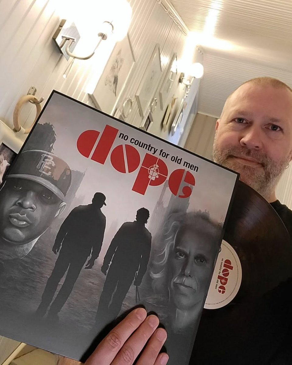 JohnDensmore's tweet photo. It’s hard to believe it’s already been a month since @MrChuckD and I released no country for old men on Record Store Day.

I love seeing these photos of you all enjoying the record. This has been an incredible project to be part of… it’s pretty doPE. https://t.co/0YKPjBGrGd