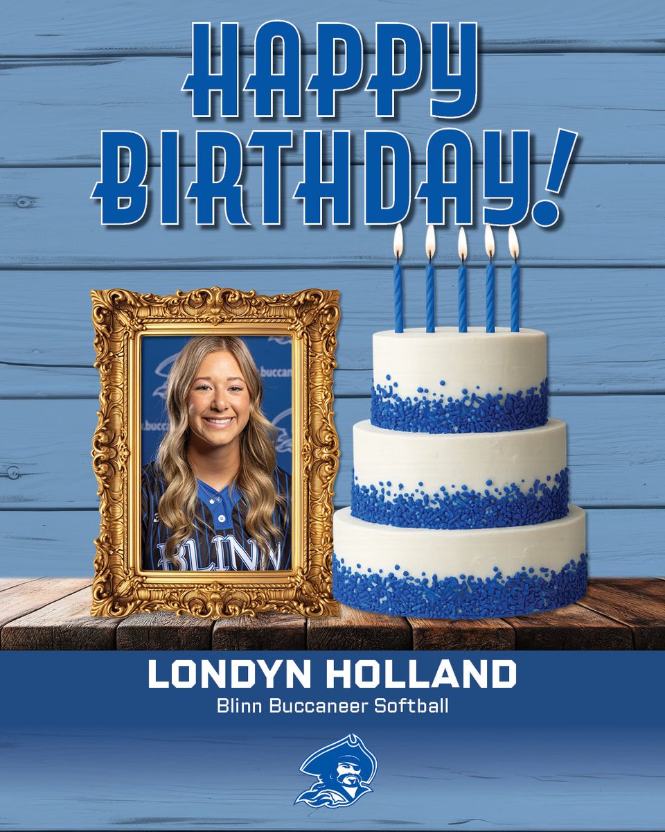 BlinnSoftball's tweet photo. Wishing a BIG Happy Birthday to Londyn Hollland! We hope you have a great day! π₯³ππ #BucBDays https://t.co/Z5dhb54t9x