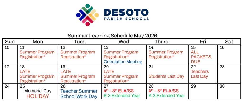 HighStanley's tweet photo. 🌞 Summer Learning Is Almost Here! 📘✨
We’re excited to welcome some of our students back for a summer filled with learning, growth, and fun! Below is our Summer Learning Calendar, including session dates and times. Please take a moment to review. https://t.co/uoV26g5bIZ