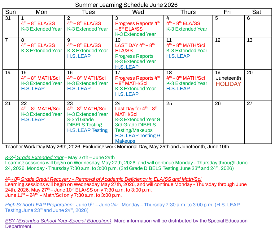 HighStanley's tweet photo. 🌞 Summer Learning Is Almost Here! 📘✨
We’re excited to welcome some of our students back for a summer filled with learning, growth, and fun! Below is our Summer Learning Calendar, including session dates and times. Please take a moment to review. https://t.co/uoV26g5bIZ