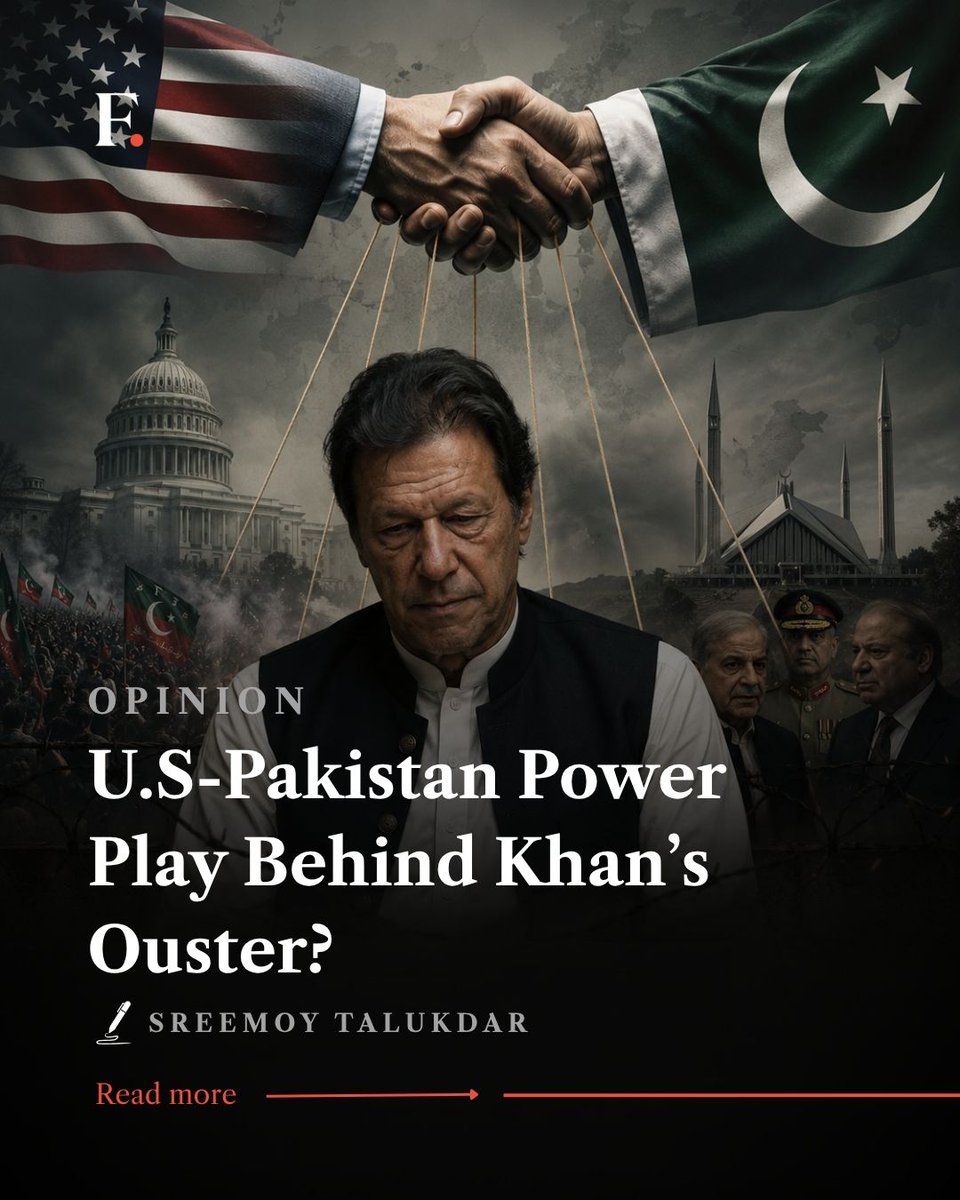 firstpost's tweet photo. If you are surprised the US plotted Imran Khan’s ouster, pop a red pill, writes @sreemoytalukdar https://t.co/Wnyf1vALxi