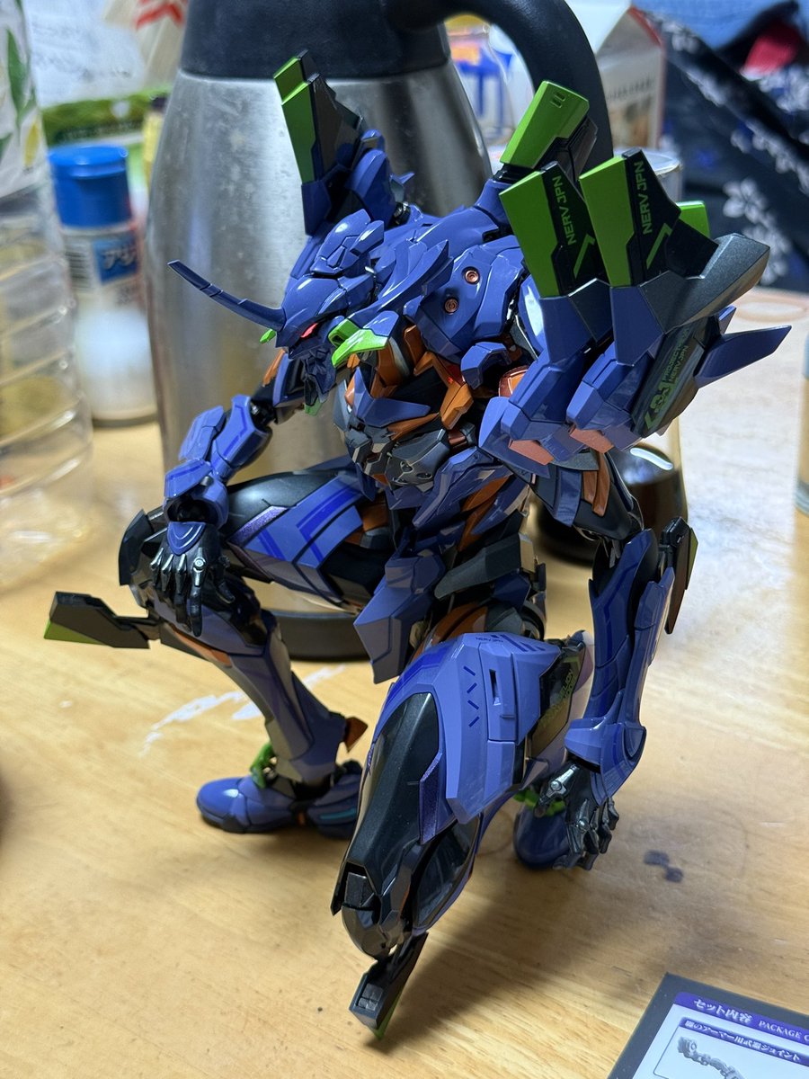 turquoise_rock's tweet photo. めっちゃ可動域凄い！
これは弐号機も欲しくなっちゃうな〜 https://t.co/yrxypF6Cii