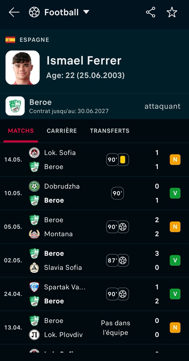 BabouTips's tweet photo. ON PART SUR CETTE PÉPITE POUR LE LUNDI DOUILLE 🇧🇬

@6,50 🚀

Good lucks 🍀 

#TeamParieur #TeamParieurs #Pronos https://t.co/Dj799BqjhD