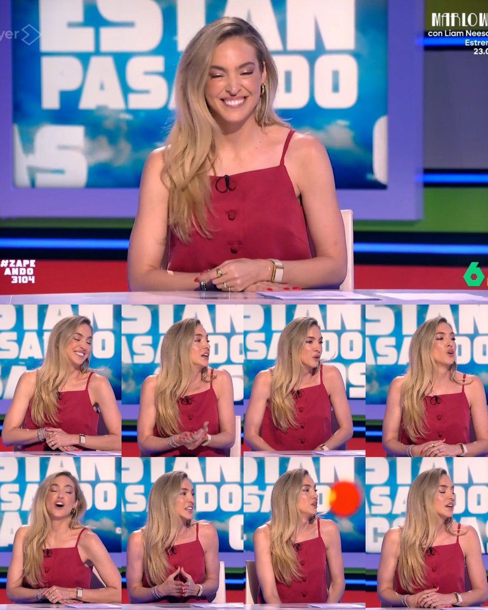 JuanTelho's tweet photo. #zapeando3104 @laSextaTV la guapa chica del País Valenciano #isabelforner en @zapeandola6
 
la maca noia del País Valencià @IsabelForner en @zapeandola6 https://t.co/fQQBrnRw0o