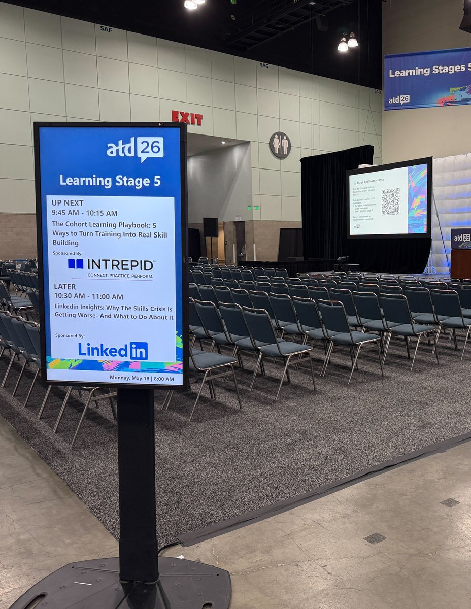 IntrepidLS's tweet photo. #ATD26. Most training delivers content. Tim Chudy's about to make the case for something better.

Learning Stage 5 · 9:45 AM · See you there!

Don't forget to stop by Booth #2201 after the session and meet the team!

#ATD26 #LearningAndDevelopment #CohortLearning #Leadership https://t.co/J5ozgQmv2w