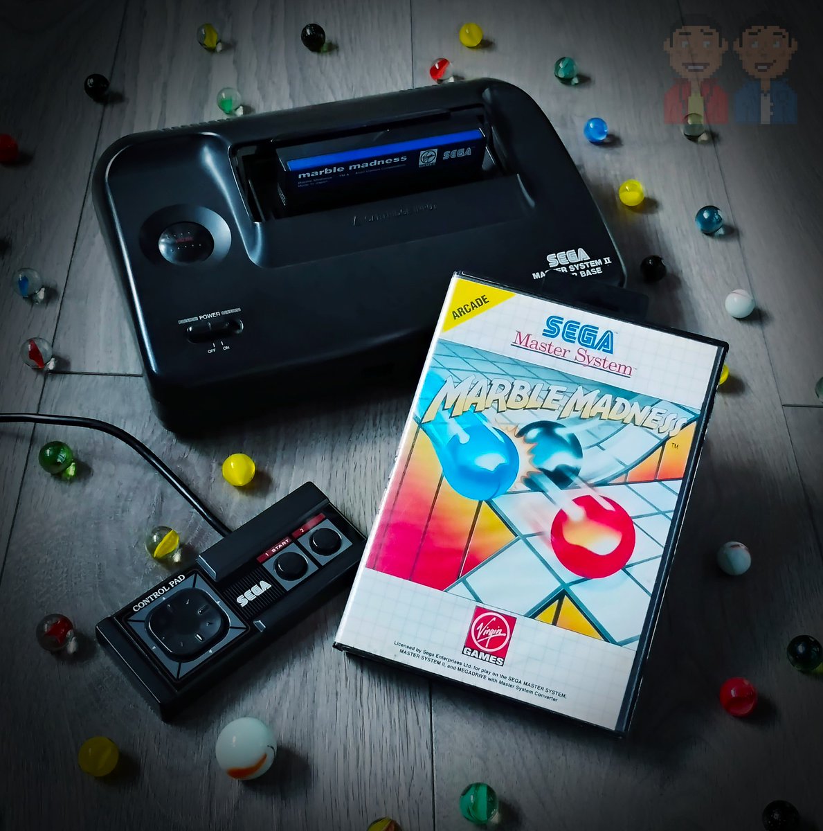 TwinzDynamic's tweet photo. It's a #MasterSystemMonday kinda day, as we feature Marble Madness for #SEGA Master System, an interesting arcade isometric platform game that deserves some love β€οΈ
It might be an 8-bit version, however, we feel it holds its own against other versions
Any Marble Madness fans? https://t.co/UA3dfZmQSC