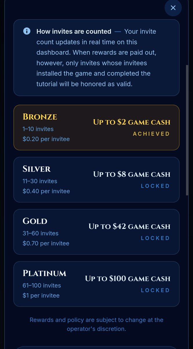 jirocryptotv's tweet photo. Gear up gamers! @Frost_Kingdom_  is giving away up to $10k  $CROSS rewards in their on-going referral campaign! 

And here's how:

Bronze - 1-10 invites 
Silver - 11-30 
Gold - 31-60 
Platinum - 61-100

Click here to start your journey on  Frost Kingdom 

https://t.co/ZfqpGFeMGe https://t.co/qMT7g3PNDr
