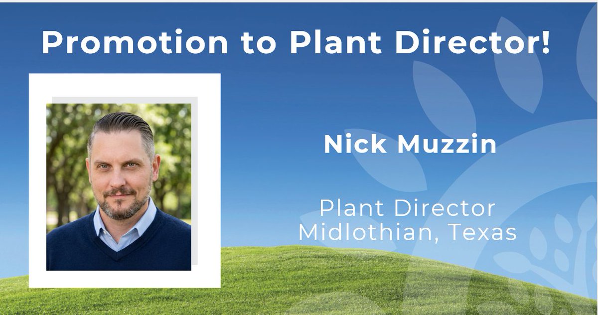 SunOpta's tweet photo. We’re excited to announce that Nick Muzzin has been named Plant Director for our Midlothian facility!

Please join us in congratulating Nick on this well-deserved promotion!

#Leadership #Promotion #SupplyChain #Manufacturing #BeverageIndustry #TeamSunOpta #CareerGrowth https://t.co/eH1r7bszgN