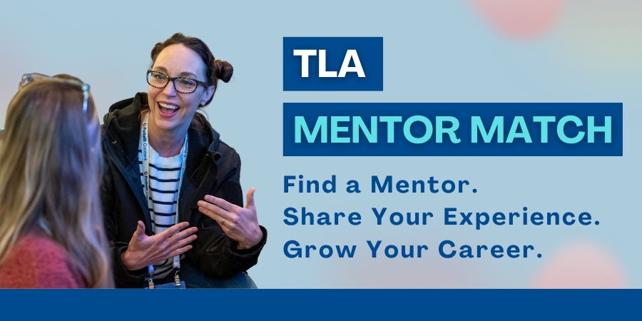 TXLA's tweet photo. Looking for career guidance or ready to support others on their journey? Sign up for TLA Mentor Match! This new member benefit connects professionals across Texas to build meaningful, goal-driven mentoring relationships. Join us on May 20 to learn more: https://t.co/kIL7oQOlBM https://t.co/eGNVWaihK8