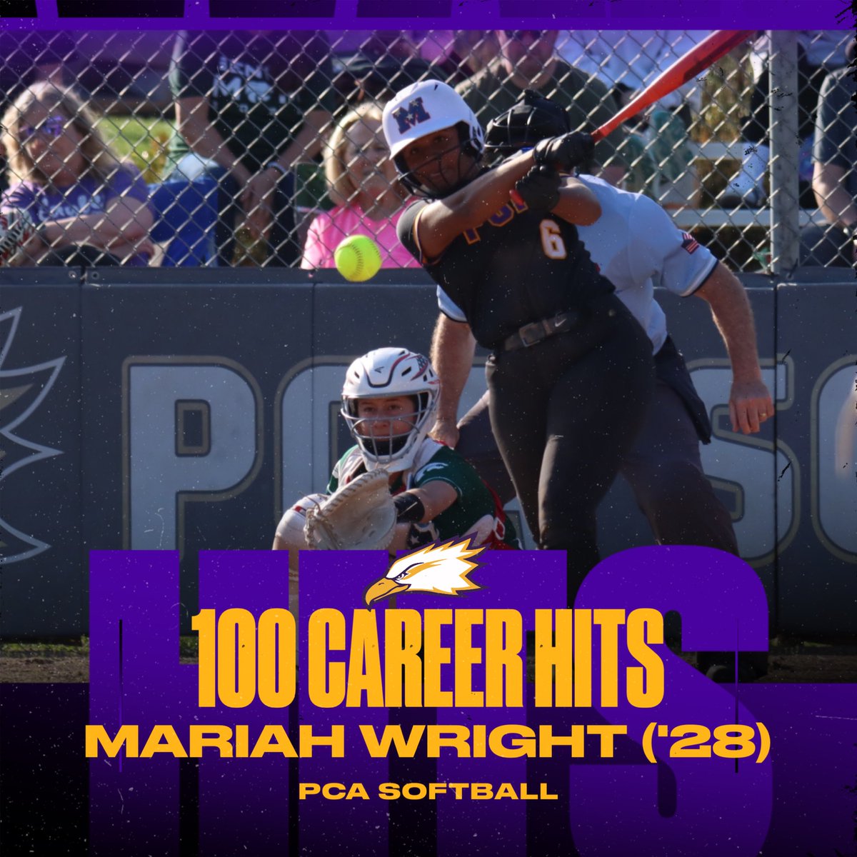 PcaSoftball's tweet photo. Only a sophomore, @MariahWrig15706 incredibly has already achieved 100 career hits! Congratulations Mariah! https://t.co/oWbYnAajPQ