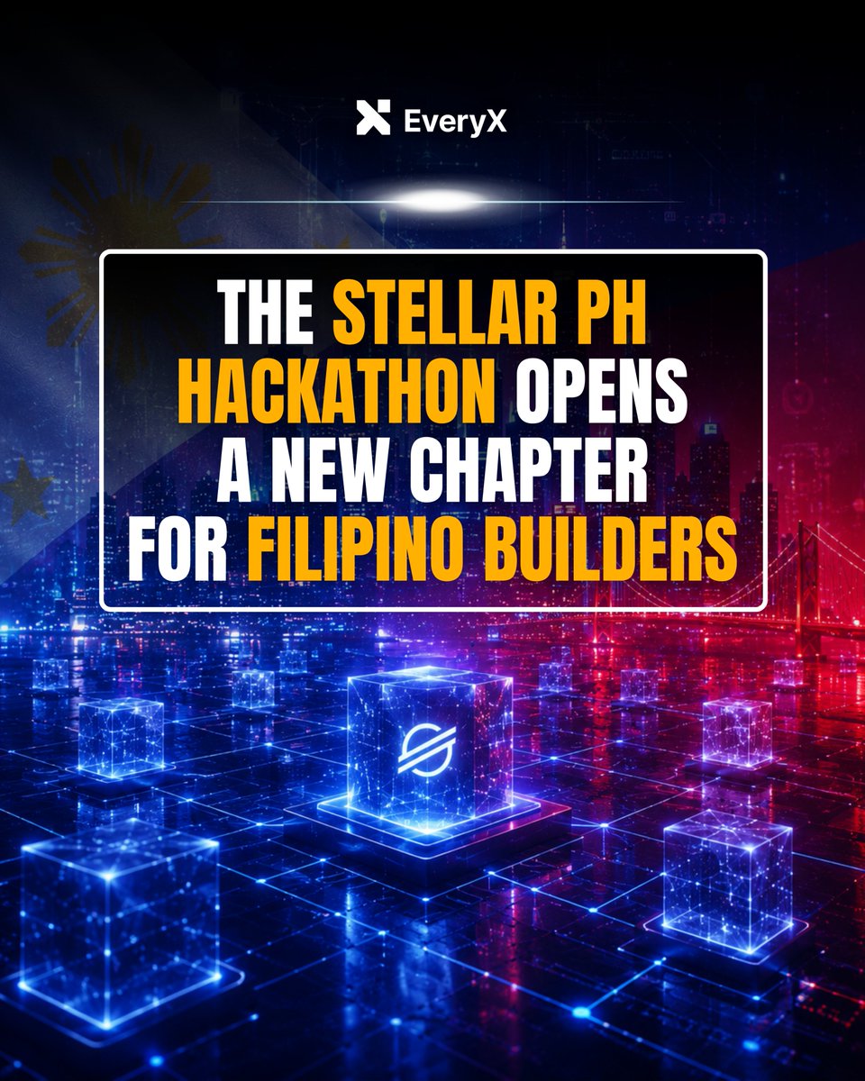 everyx_io's tweet photo. 🇵🇭 The Stellar PH Hackathon officially launches TODAY! 

From May 18–24, developers, designers, and founders across the Philippines will come together to build real-world financial solutions on the Stellar blockchain. 

7 days. 100% online. Open to all. 

Think you can build the next big thing in Web3? 

🔗 Read full details: https://t.co/43fMv3sNnq