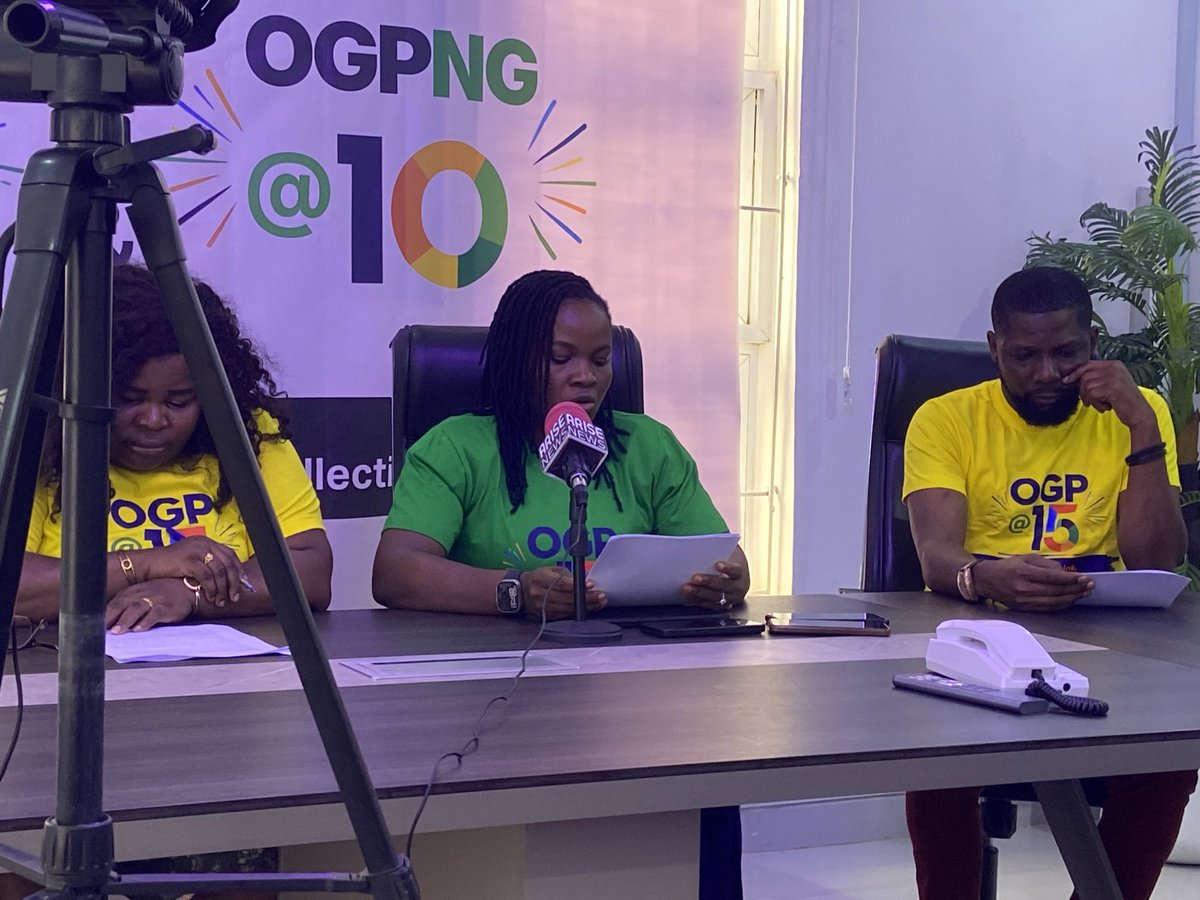 serdecnig's tweet photo. Kicking off #OGPWeek2026, we joined civil society, media and partners to review OGP implementation in Nigeria.
We called for stronger political will, proper funding and timely signing of NAP IV.
Open government must move beyond promises to action.
#Transparency #Accountability https://t.co/JvazAmx8nD