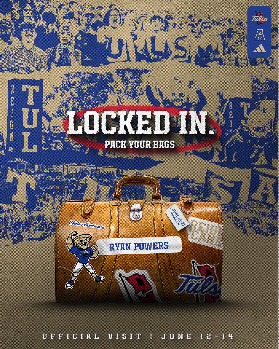 ryan_powers27's tweet photo. Big thanks to @TulsaFootball for inviting me out for an official visit June 12-14. 🙏#reigncane

@CoachBeck_PTF @feedthesharks40 @CoachBeckley @alexqwalter @H_Gray94 @MasonBehiel @ReardonCoach @PTFAthletics @PTFFootball @TXRecruits @TXPSMedia @TXPrivateFBGuy https://t.co/rOSnMwJSIX