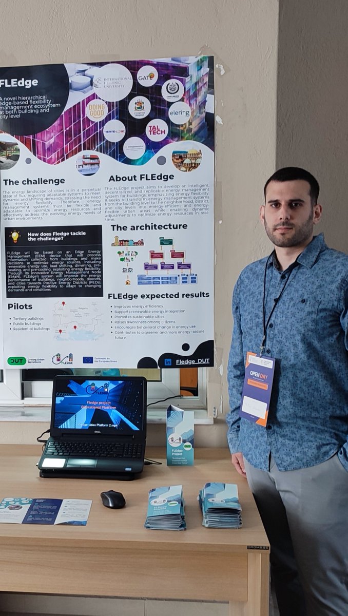 FledgeProject's tweet photo. FLEdge was demonstrated at the IHU Open Day 2026 

#FLEdgeProject #SmartEnergy #EdgeComputing #HorizonEurope #dut https://t.co/nyoWXvCYif