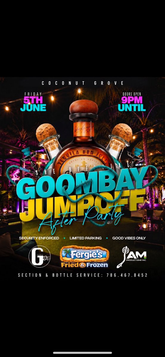 COCONUTSLIM37's tweet photo. #GoombayAfterParty #CoconutGrove #Goombay #June5TH https://t.co/91gc9w1H0E