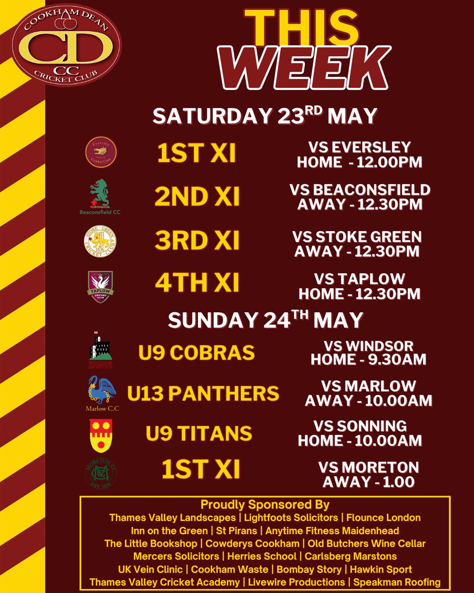 Cookham Dean CC tweet media