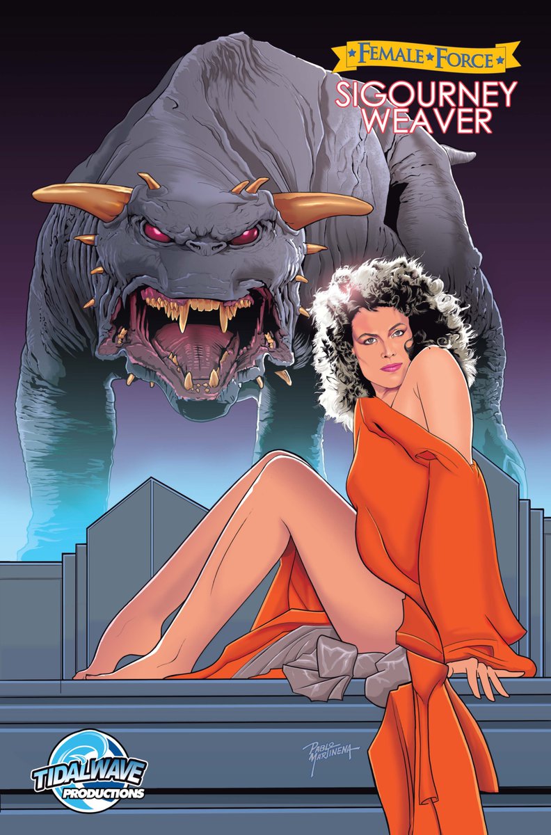 TidalWaveComics's tweet photo. 🚀 A FIRST LOOK at Female Force: Sigourney Weaver — arriving THIS WEEK! 🎬👽

📚 In print on Amazon and digitally everywhere this week! Click here to order on Amazon: https://t.co/y10z19BzJZ

#SigourneyWeaver #FemaleForce #Alien #Ghostbusters #Avatar #ComicBooks #WomenInFilm https://t.co/oi1HMWEe41