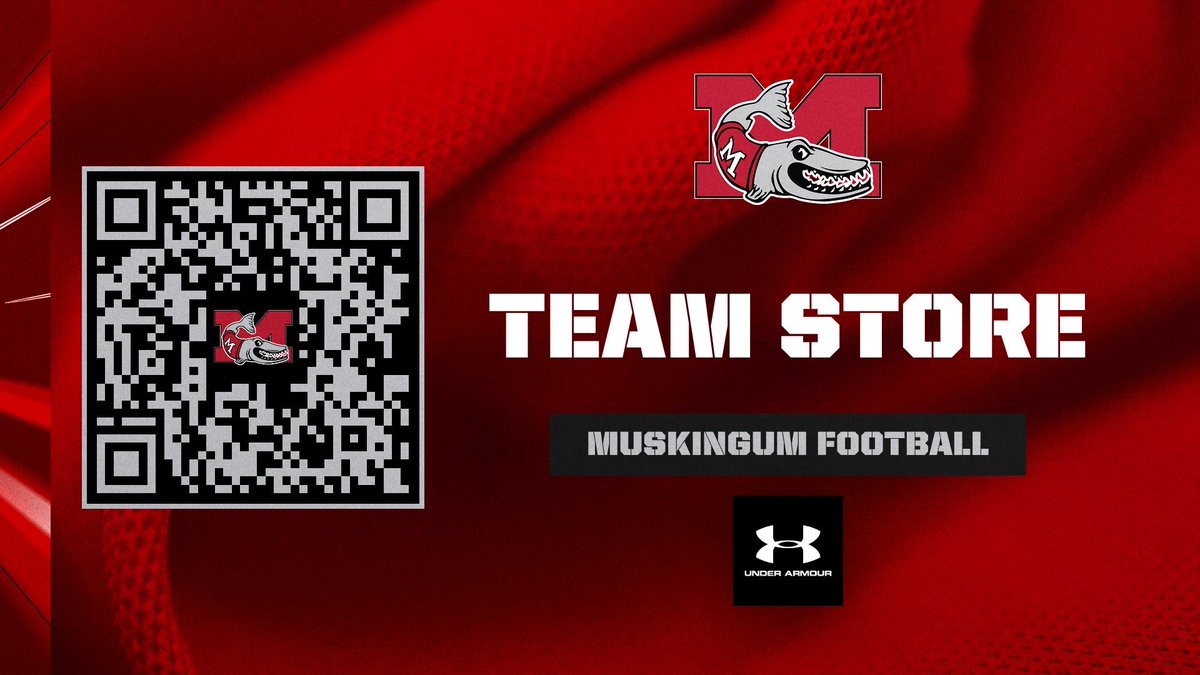 MuskingumFB's tweet photo. Last chance to get your gear for the fall!  Team store closes tonight! #DefendTheM https://t.co/K6d9uN54tW