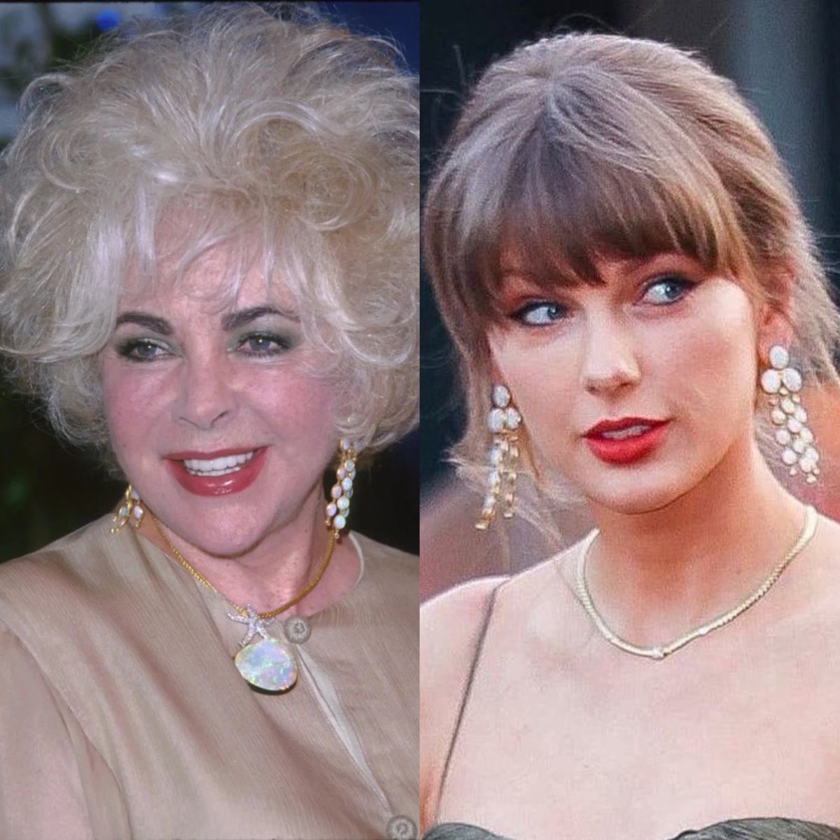 updatecharts's tweet photo. O joalheiro responsável por vender o conjunto de joias de Elizabeth Taylor que chegou até Taylor Swift se emociona ao falar sobre a honra de ter sido o intermediário dessa história:

“Eu só fico feliz que tenha ido para alguém que realmente aprecia isso. Eu sei que Taylor Swift tem uma música sobre Elizabeth Taylor, e tudo faz sentido. Parece que foi comprado com muito propósito; obviamente houve muito pensamento por trás dessa escolha, e vindo de alguém como Elizabeth Taylor e indo para alguém que, entre a geração atual, é tão reconhecível quanto Taylor era naquela época? Eu acho isso muito legal.”