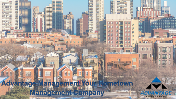 AM_PropMgmt's tweet photo. Looking for a new management company? We are your hometown Management Company! Call us for all of your property management needs. 312-475-9400 #WeAreYourAdvanage #AdvantageManagement #CondoManagement #Hometown #AssociationManagement https://t.co/YQUgAZz6EZ