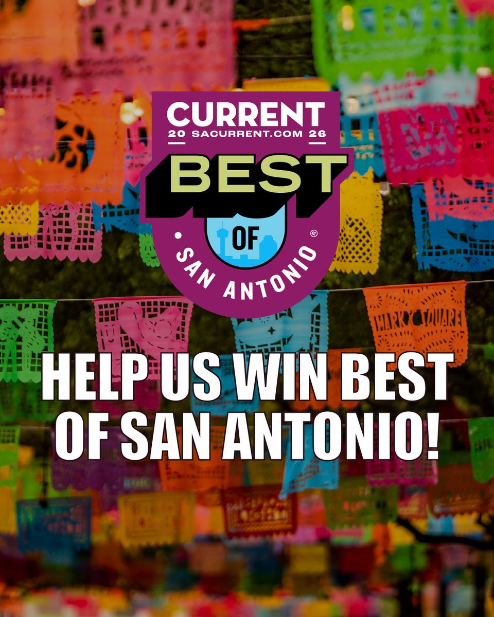 AHIALLC's tweet photo. 🎉 We’re honored to be nominated for Current’s Best of San Antonio 2026!
Your support means everything to us! Help us bring home the win, vote AHIA for Best Insurance Agency!
👉Vote Here: https://t.co/PTilHvWiTw
#BestOfSanAntonio #AHIA #SanAntonio #VoteAHIA #InsuranceAgency https://t.co/cCypVMJ7gw