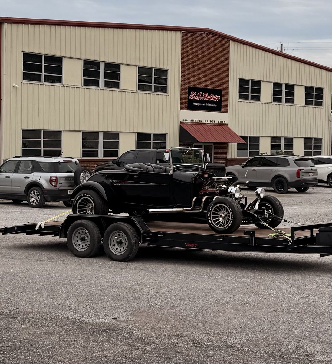 USRadiator's tweet photo. Sometimes it requires the car 😉 Got this customer's Model A radiator dialed in &amp; now it's ready to cruise cool all summer long.

Questions about your ride's cooling system? We're here to help! 

📞 → 323-826-0965
🌐 → https://t.co/BxWktekzr6
📧 → salesdept@usradiator.com https://t.co/7XsuoaO3ws