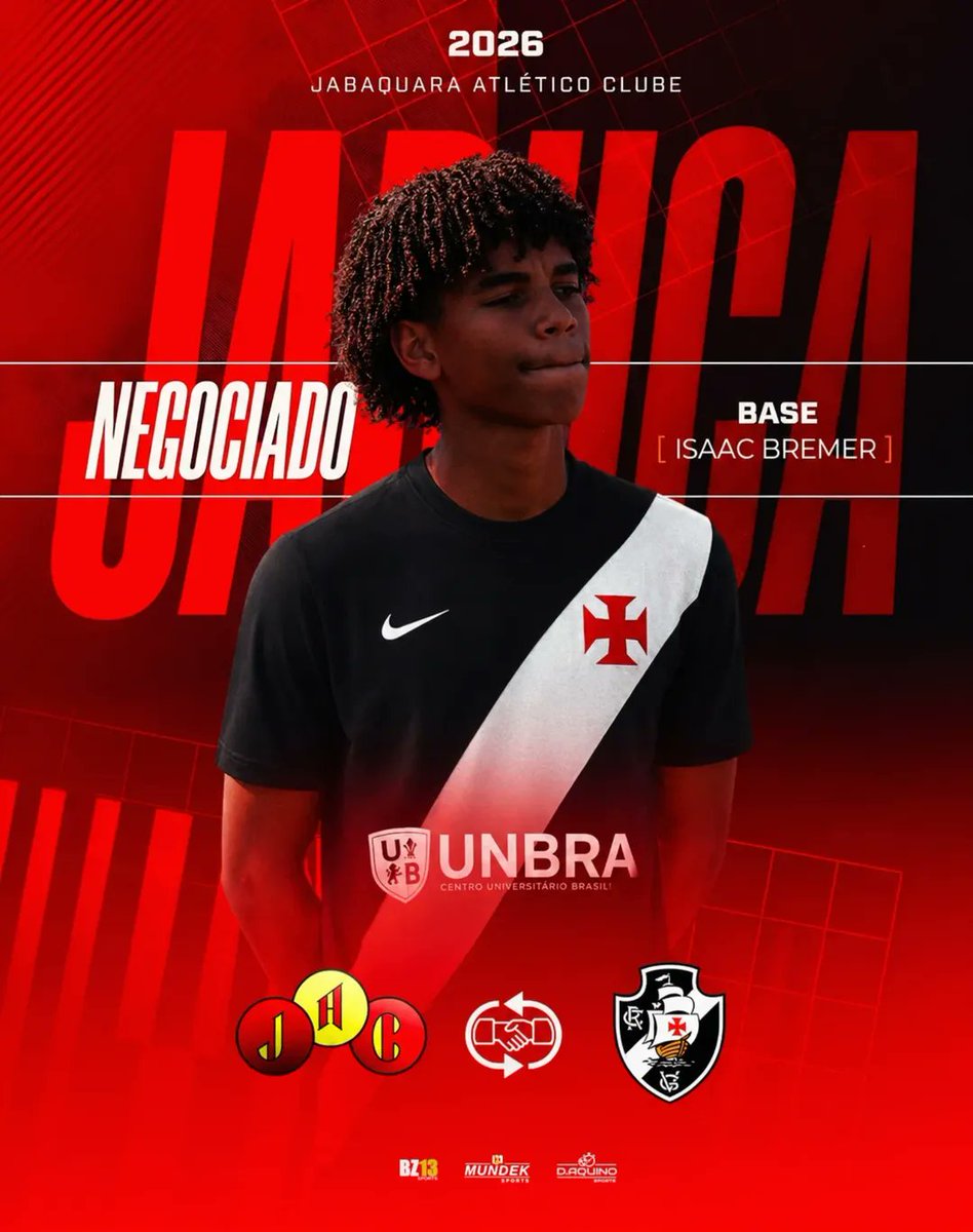 centraldojabuca's tweet photo. Isaac Bremer -> Vasco da Gama
Riquelme -> Santos FC

Jabaquara segue revelando talentos pro futebol brasileiro! 🇪🇸

📷 basedojabuca https://t.co/vI0CJmNPzv